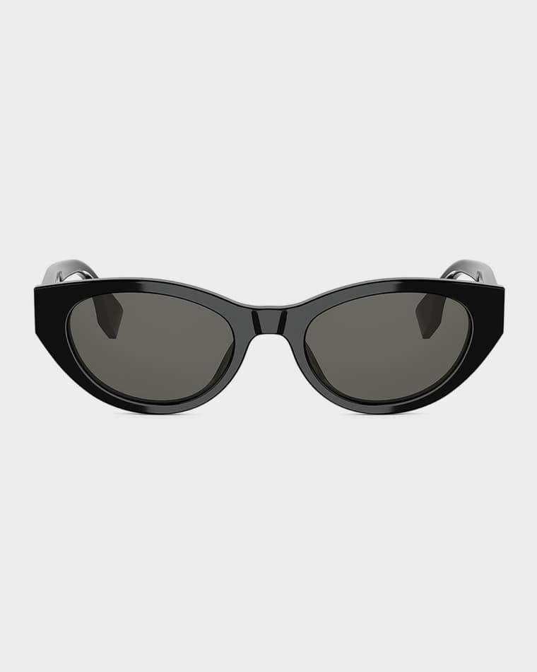 Lettering 51mm Acetate Cat-Eye Sunglasses by FENDI