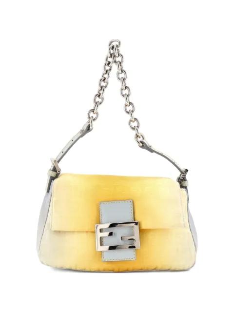 Mama Forever Bag Zucchino Canvas Mini shoulder bag by FENDI