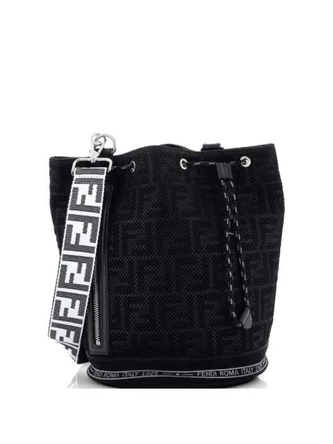 Mon Tresor Holdall Zucca Canvas Small bucket bag by FENDI