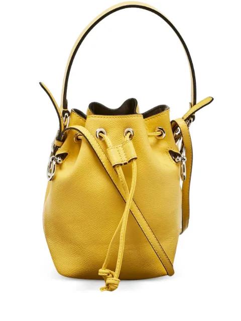 Mon Tresor leather bucket bag by FENDI
