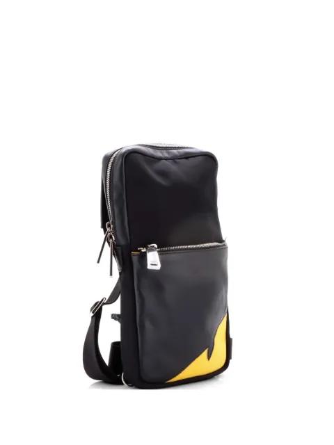 Monster Sling Bag Nylon and Leather Medium crossbody bag by FENDI