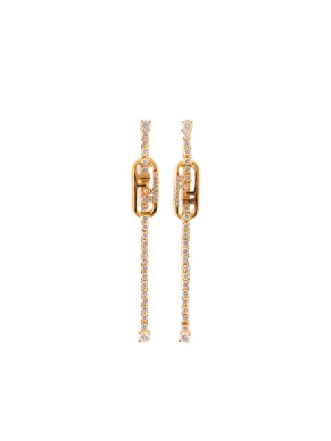 O'Lock dangle earrings by FENDI