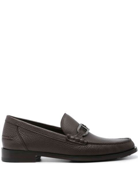 O’Lock leather loafers by FENDI