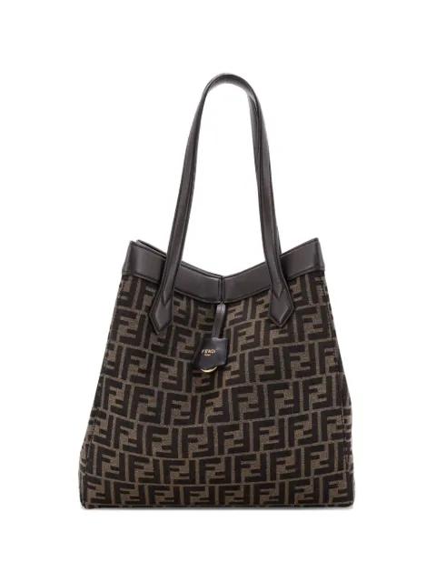 Origami Zucca Canvas Large tote bag by FENDI