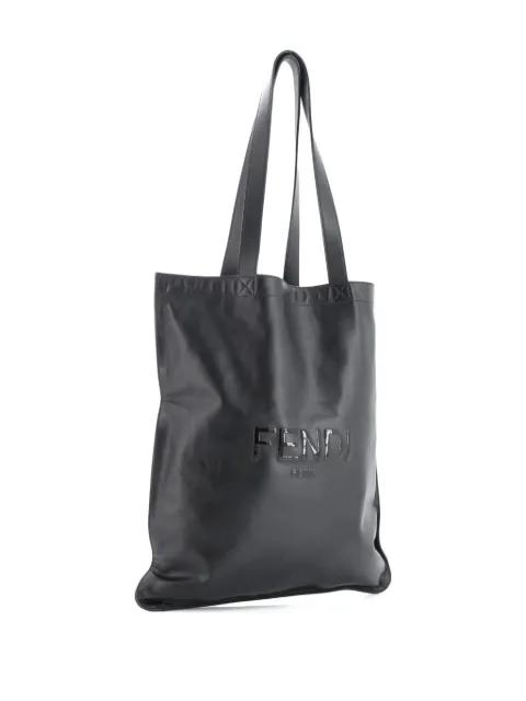 Pack Flat Shopper Leather Tall tote bag by FENDI