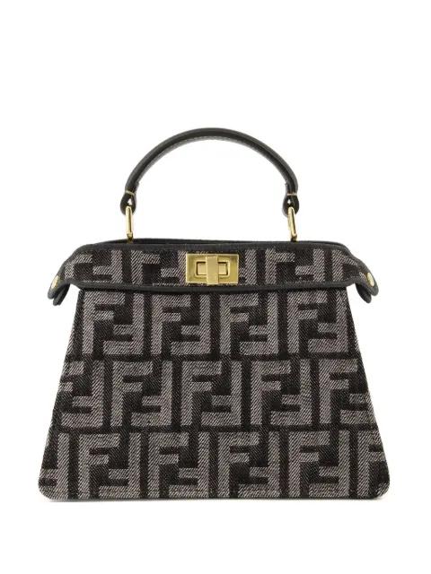 Peekaboo denim tote bag by FENDI