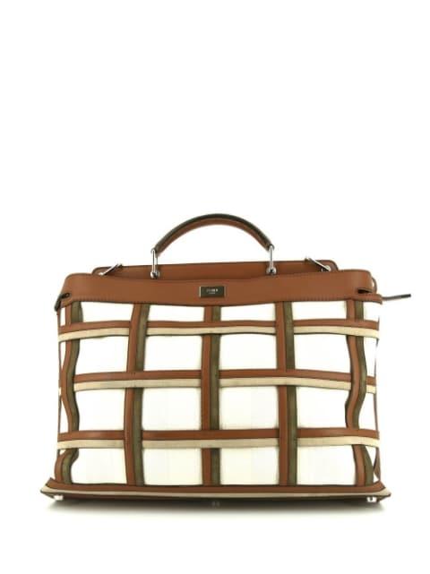Peekaboo panelled handbag by FENDI