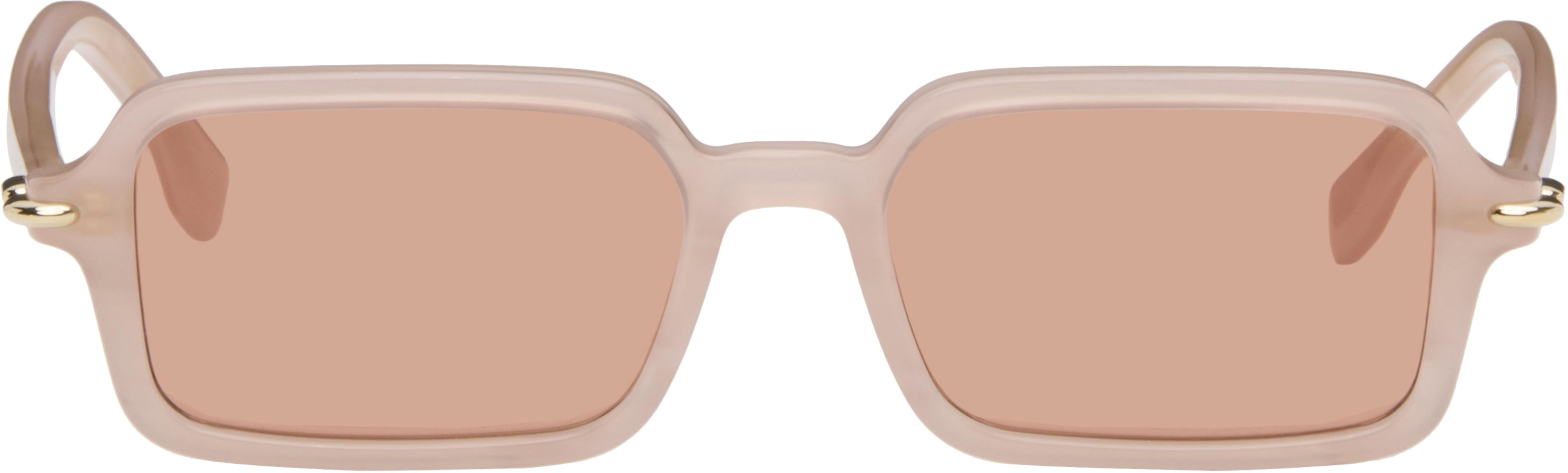 Pink 'Fendi Selleria' Sunglasses by FENDI
