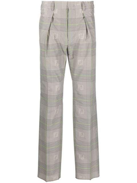 Prince-of-wales pattern trousers by FENDI