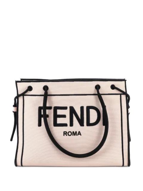 Roma Shopper Canvas Small tote bag by FENDI