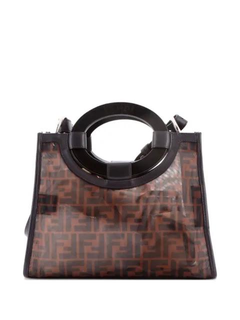 Runaway Shopper Zucca Mesh Small tote bag by FENDI