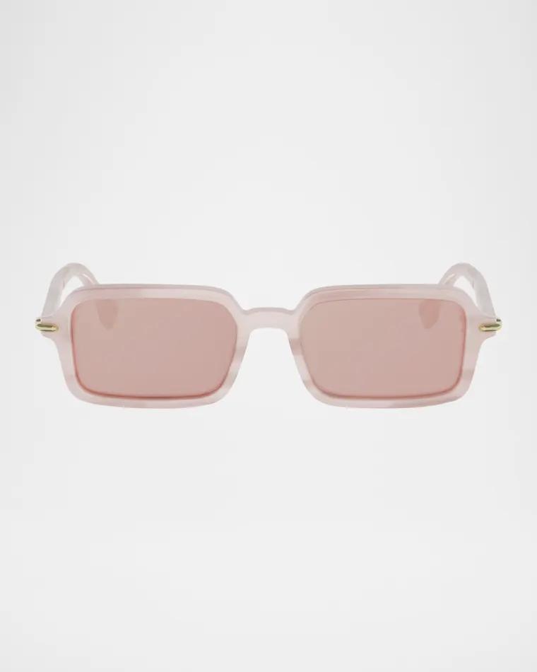 Selleria 51mm Acetate Rectangular Sunglasses by FENDI