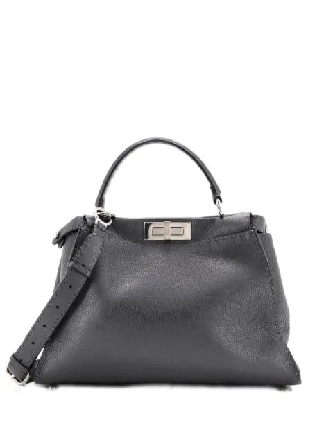 Selleria Peekaboo Bag Rigid Leather Regular satchel by FENDI Selleria Peekaboo Bag Rigid Leather Regular satchel by FENDI