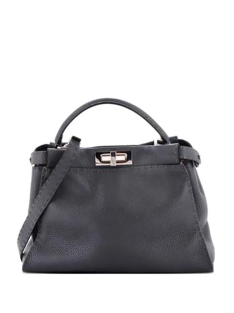 Selleria Peekaboo Bag Rigid Leather Regular satchel by FENDI