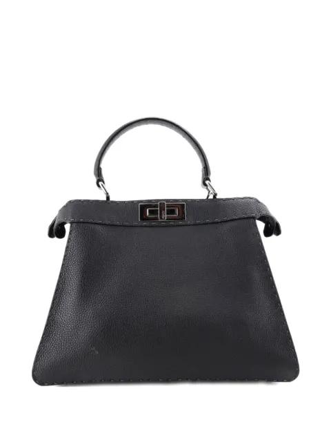 Selleria Peekaboo ISeeU Bag Leather Medium satchel by FENDI