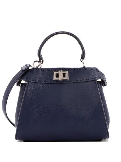 Selleria Peekaboo ISeeU Bag Leather Petite satchel by FENDI