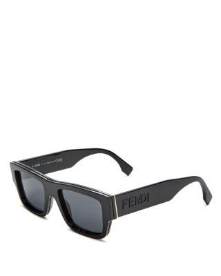 Signature Rectangular Sunglasses by FENDI