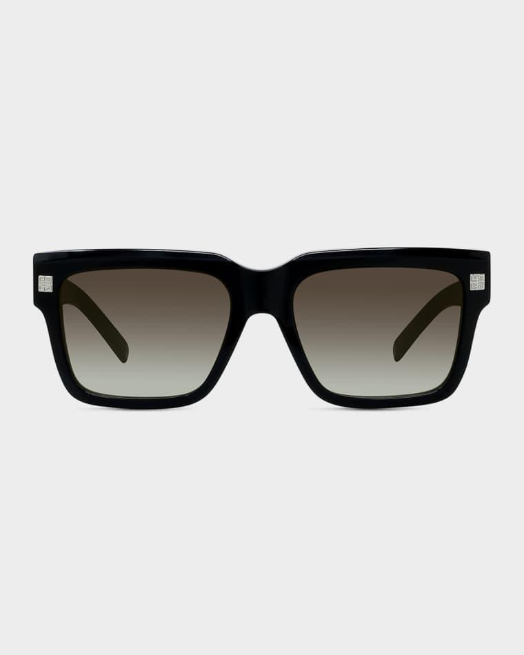 Signature Square Metal Sunglasses by FENDI