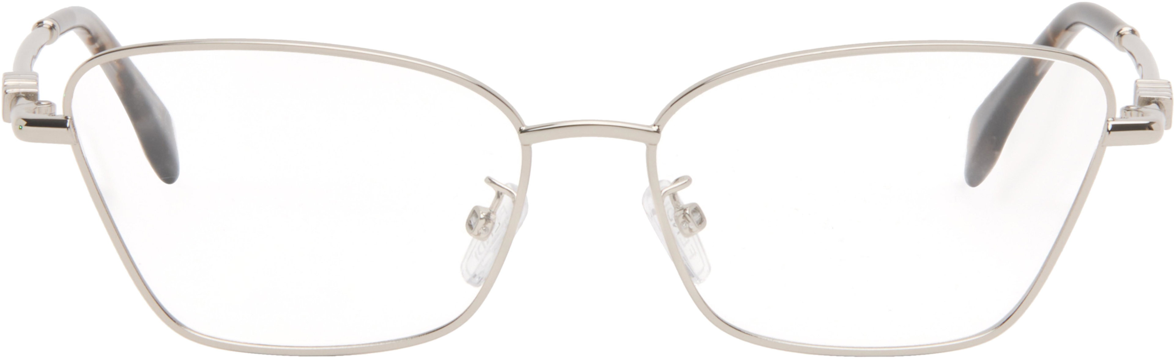 Silver Fendigraphy Glasses by FENDI