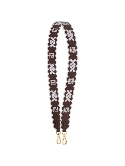 Strap You embroidered bag-strap by FENDI