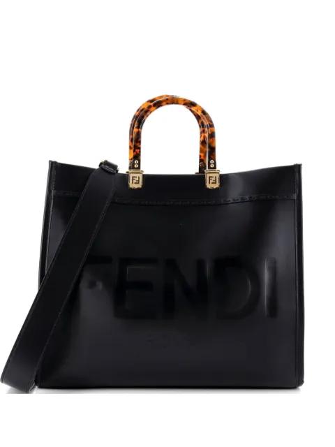 Sunshine Shopper Leather Medium tote bag by FENDI