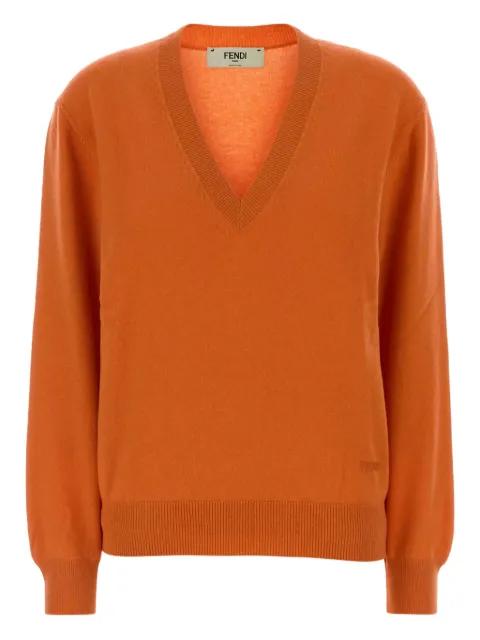 V-neck top by FENDI