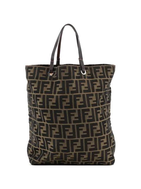 Vintage Open Zucca Canvas Medium tote bag by FENDI