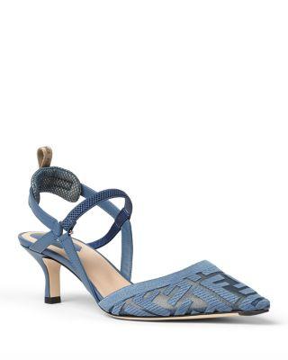 Women's Colibrì Lite Pointed Slingback Pumps by FENDI
