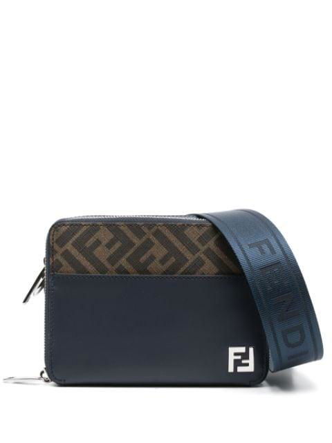 Zucca-monogram pattern shoulder bag by FENDI