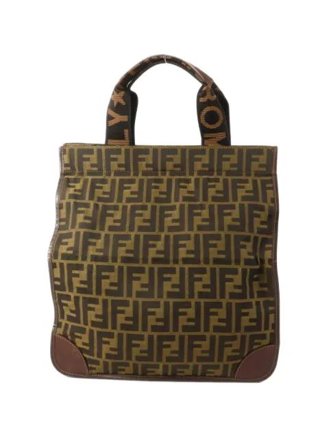 Zucca patterned tote bag by FENDI