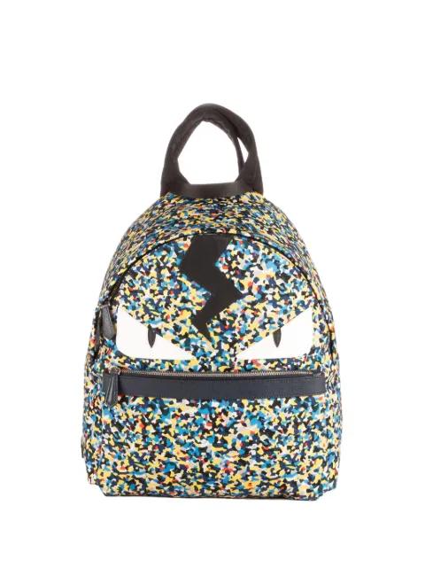 abstract-print backpack by FENDI