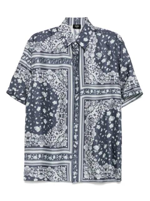 bandana-print shirt by FENDI