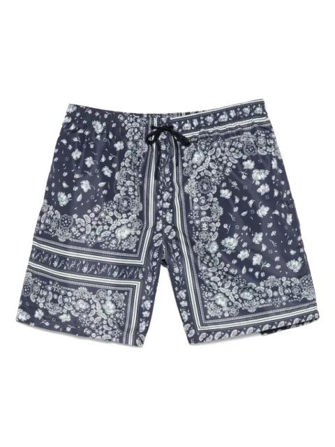 bandana-print swim shorts by FENDI