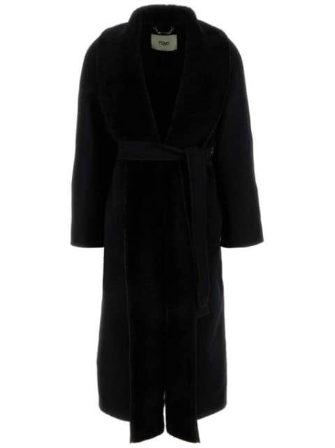 belted coat by FENDI