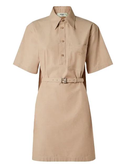 belted mini dress by FENDI