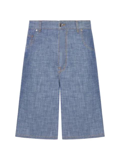 contrast-stitch bermuda shorts by FENDI