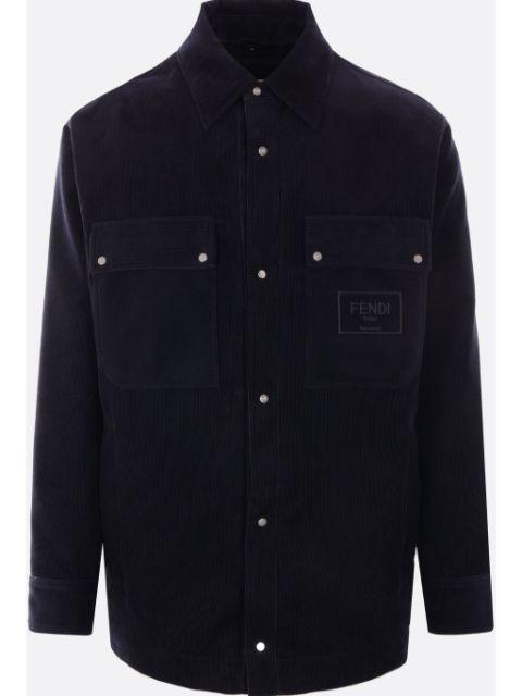 corduroy shirt jacket by FENDI