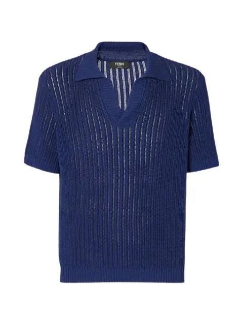 cotton polo shirt by FENDI