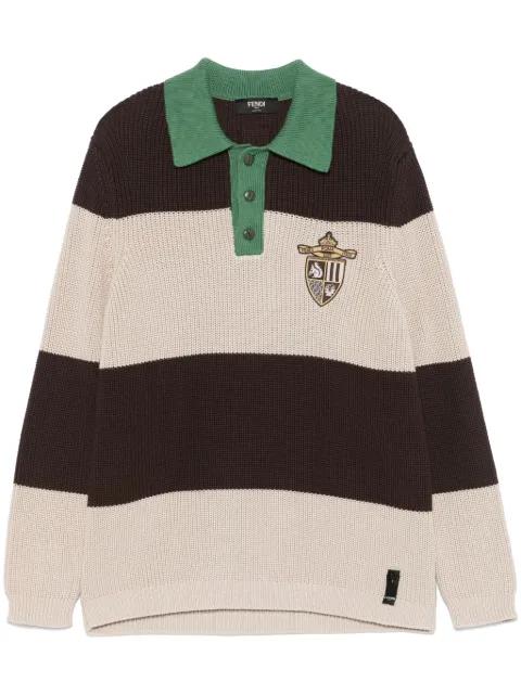 cotton polo shirt by FENDI