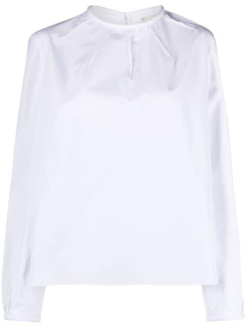 cotton-poplin blouse by FENDI