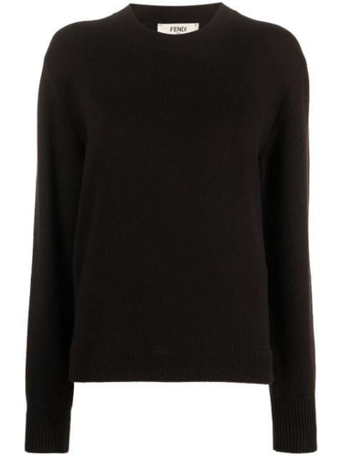 crew-neck long-sleeve jumper by FENDI