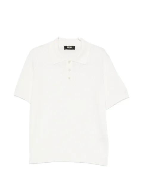 crochet polo shirt by FENDI