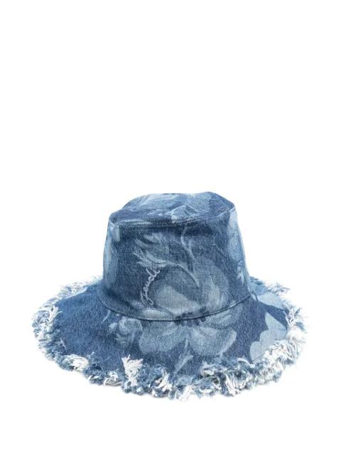 denim bucket hat by FENDI