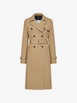 double-breasted belted coat by FENDI