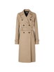 double-breasted belted trench coat by FENDI