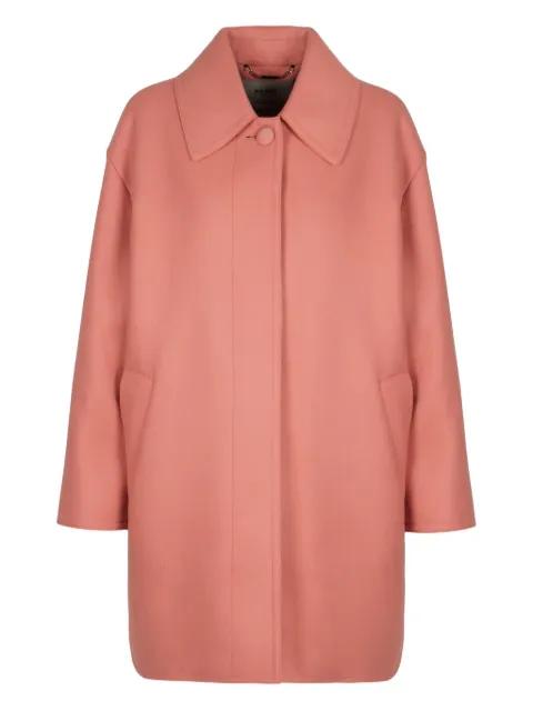 elasticated-back single-breasted coat by FENDI