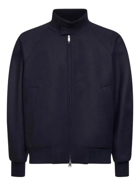 embossed patch zip jacket by FENDI
