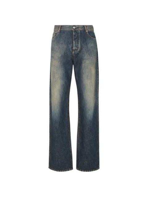 faded-effect jeans by FENDI