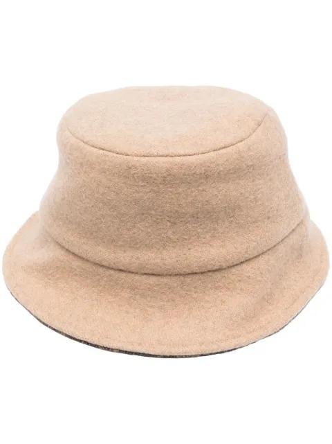 felted wool-silk bucket hat by FENDI