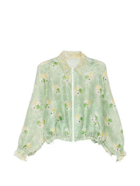 floral-print bomber jacket by FENDI